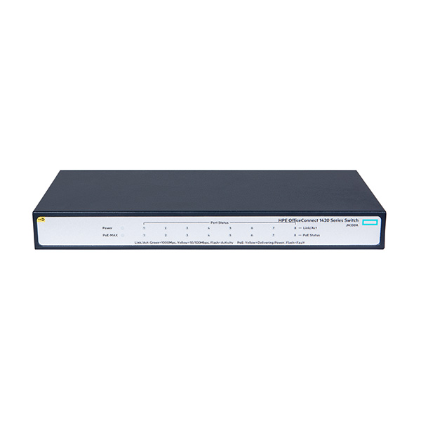 HPE 1420 8G PoE+ (64W) Switch - JH330A